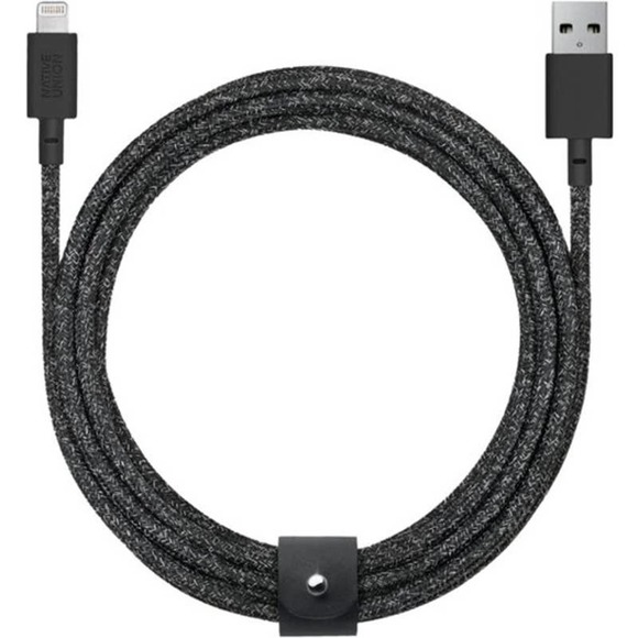 Native Union -BELT-L-CS-BLK-3-NP Apple MFi Certified 10' Lightning-to-USB Type-A - Picture 1 of 7